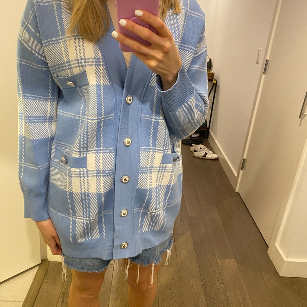 Oversize Sandro cardigan. Size 2.